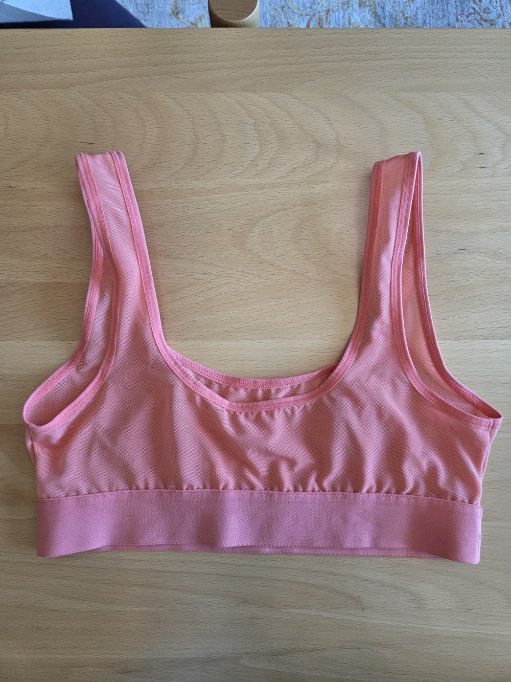 Negative Underwear Sieve Bra Top, Coral, Size 1 - Picture 4 of 5